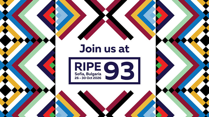 Join us at RIPE 93