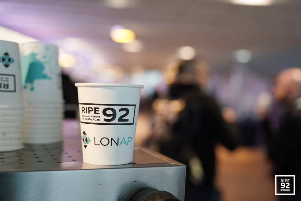 RIPE 92 event picture - coffee