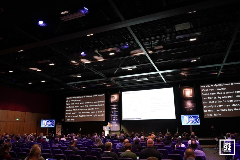 RIPE 92 event picture