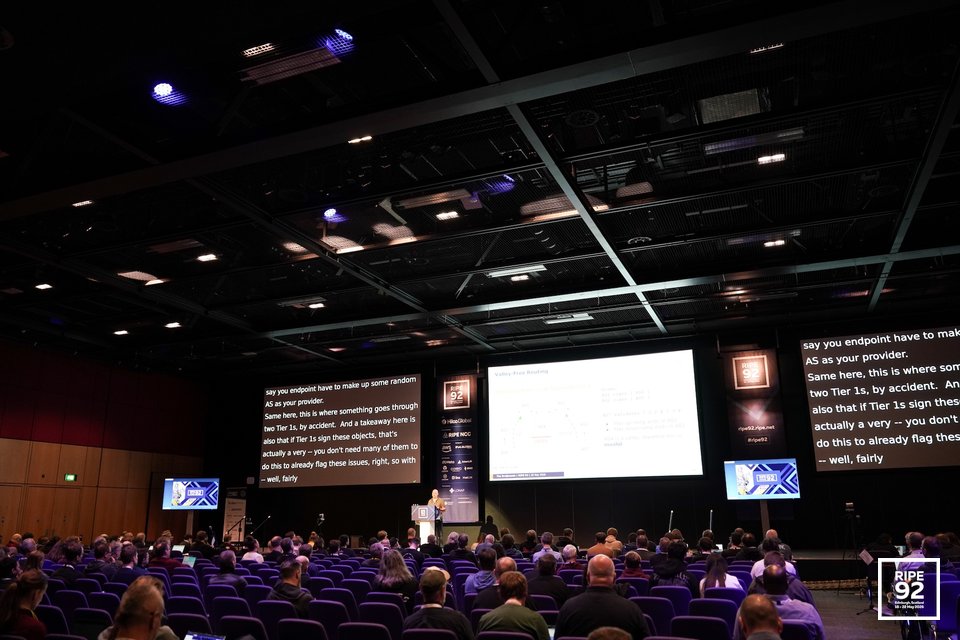 RIPE 92 event picture
