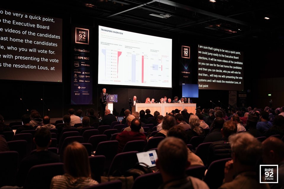 RIPE 92 event picture