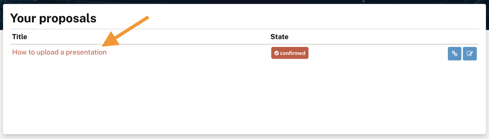 Update Presentation Slides: Choose presentation